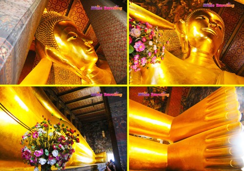 Phra Vihara of the Reclining Buddha, Wat Pho in Bangkok