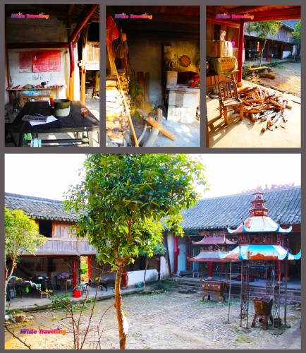 Inside the old temple in Tianzhu Wonderland Scenic Area in Xinchang